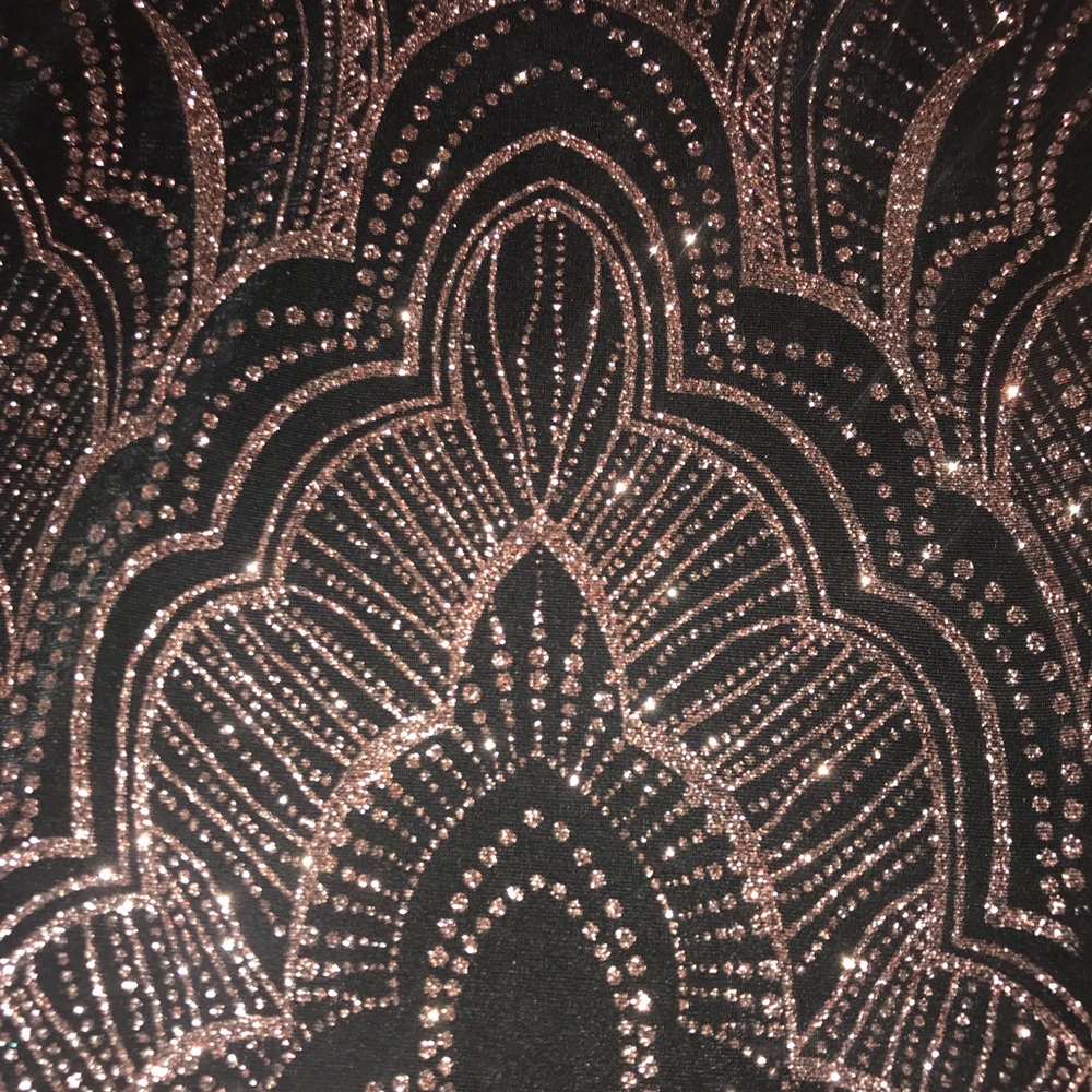 Glitter print dress size M - Picture 5 of 6